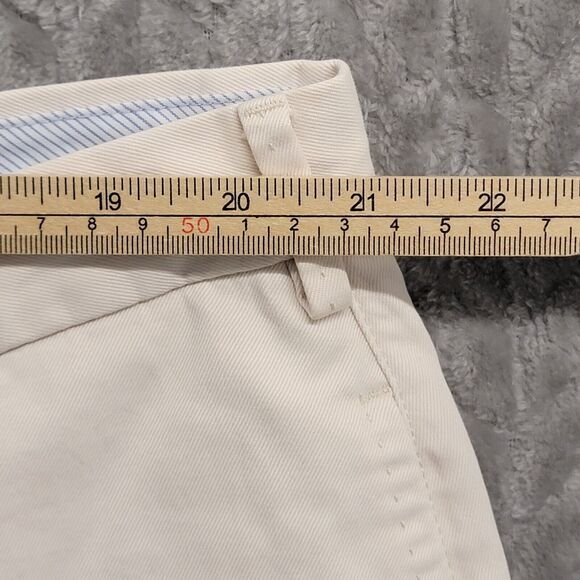 Peter Millar Winston Washed Twill Golf Shorts Mens Size 42 Khaki Tan Stone - Picture 3 of 8